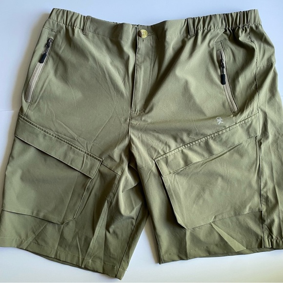 Men's Olive Green XL quick dry shorts - Picture 1 of 6